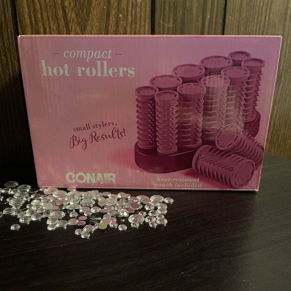 Conair Pink Compact Hot Rollers